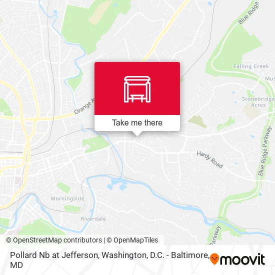 Pollard Nb at Jefferson map