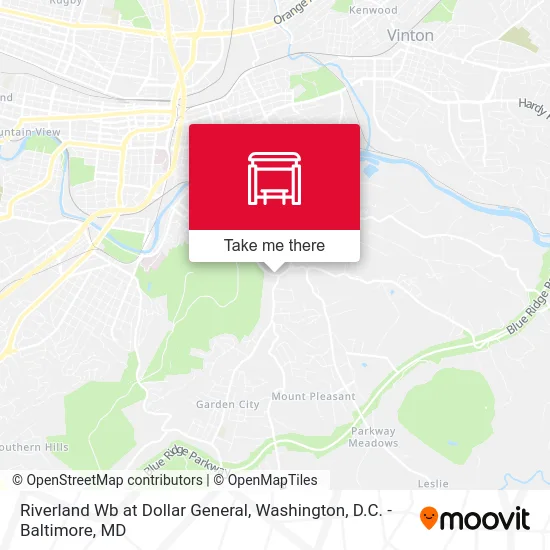 Riverland Wb at Dollar General map