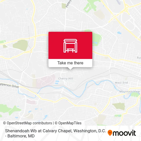 Shenandoah Wb at Calvary Chapel map