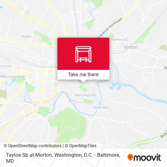 Tayloe Sb at Morton map