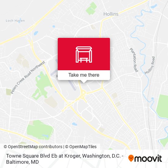 Towne Square Blvd Eb at Kroger map