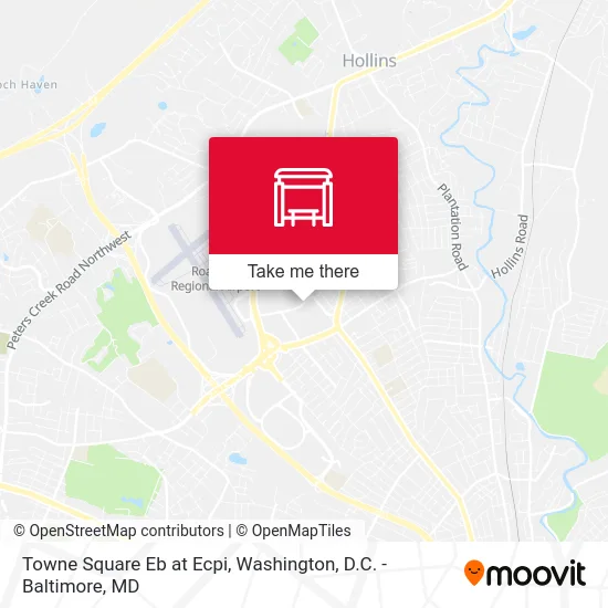 Towne Square Eb at Ecpi map