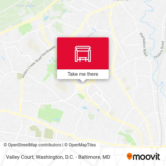 Valley Court map
