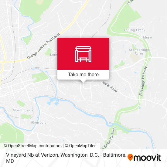 Vineyard Nb at Verizon map