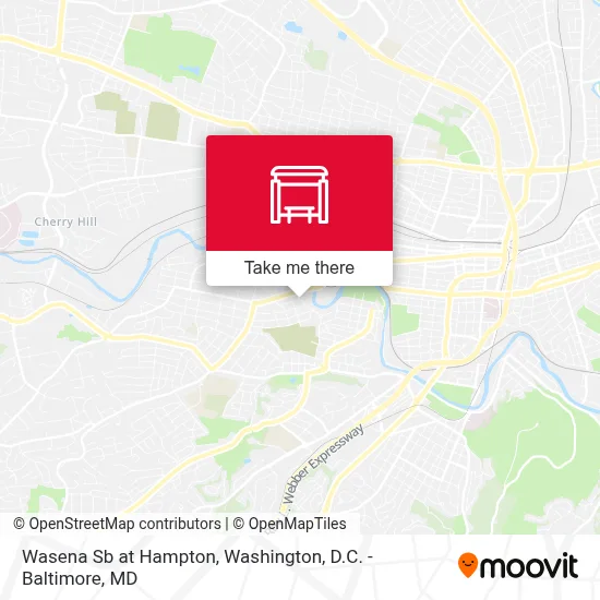 Wasena Sb at Hampton map