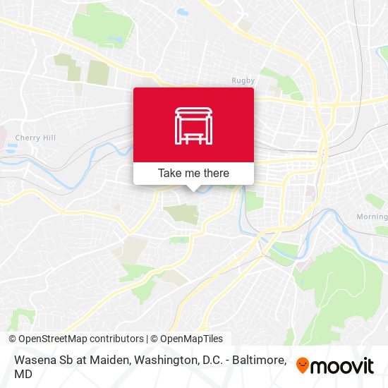 Mapa de Wasena Sb at Maiden