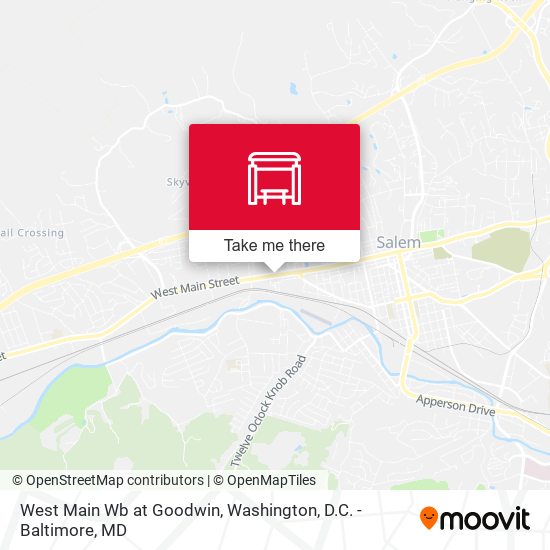 Mapa de West Main Wb at Goodwin