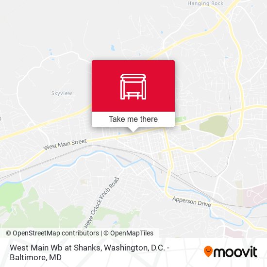 Mapa de West Main Wb at Shanks