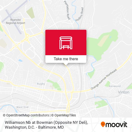 Williamson Nb at Bowman (Opposite NY Deli) map