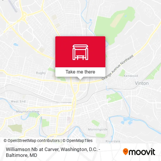 Williamson Nb at Carver map