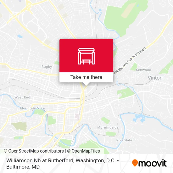 Williamson Nb at Rutherford map