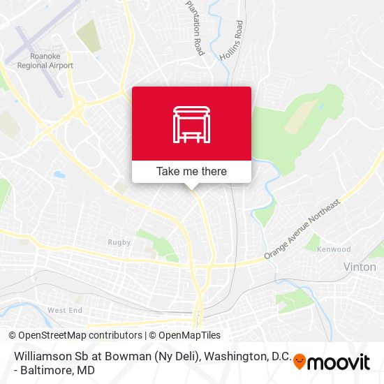 Williamson Sb at Bowman (Ny Deli) map