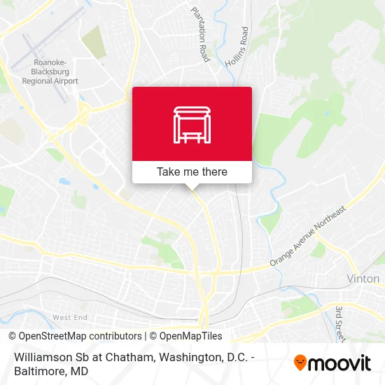 Williamson Sb at Chatham map