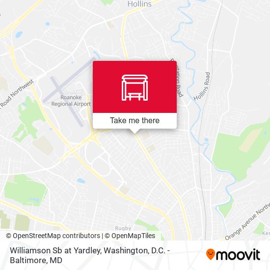 Williamson Sb at Yardley map