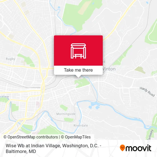 Wise Wb at Indian Village map