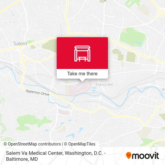 Salem Va Medical Center map
