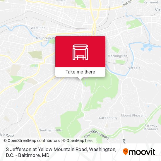Mapa de S Jefferson at Yellow Mountain Road