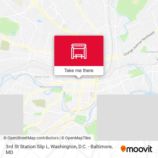 3rd St Station Slip L map