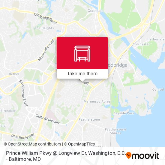 Mapa de Prince William Pkwy @ Longview Dr
