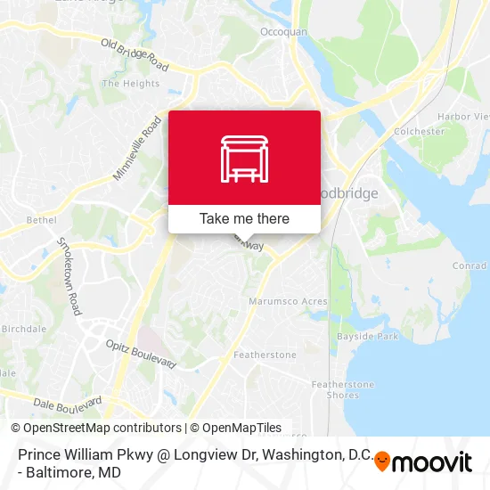 Prince William Pkwy @ Longview Dr map