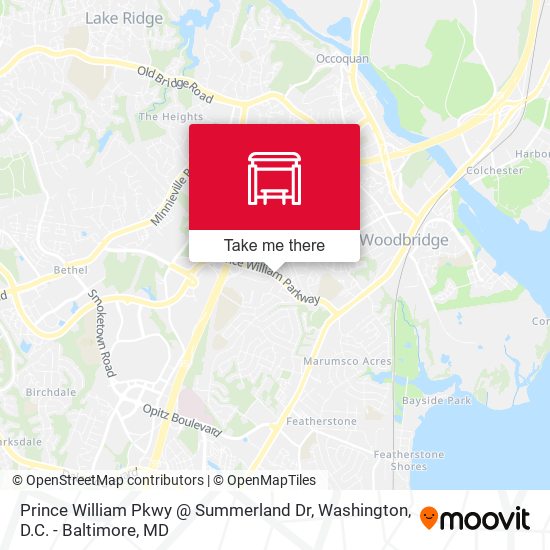 Mapa de Prince William Pkwy @ Summerland Dr