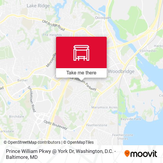 Mapa de Prince William Pkwy @ York Dr