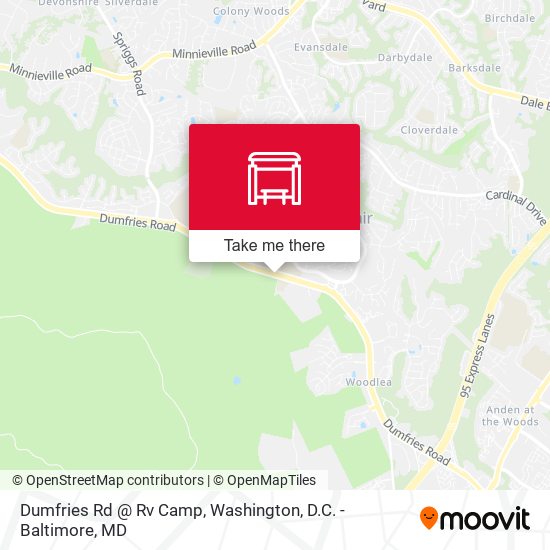 Mapa de Dumfries Rd @ Rv Camp