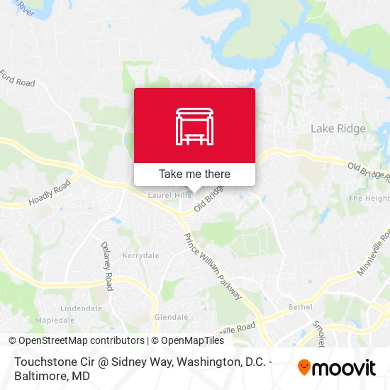 Mapa de Touchstone Cir @ Sidney Way