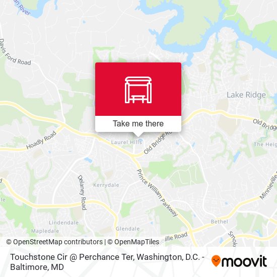 Touchstone Cir @ Perchance Ter map