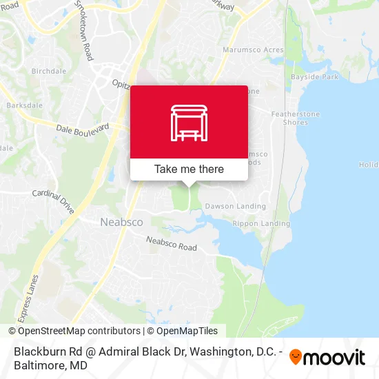 Blackburn Rd @ Admiral Black Dr map