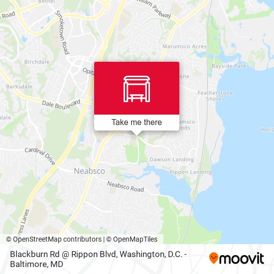 Blackburn Rd @ Rippon Blvd map