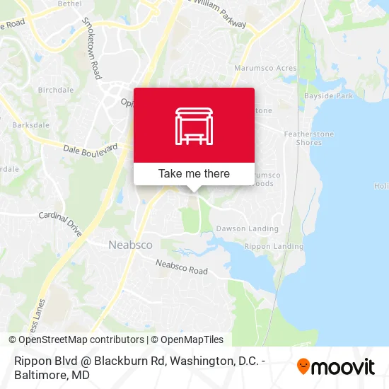 Rippon Blvd @ Blackburn Rd map