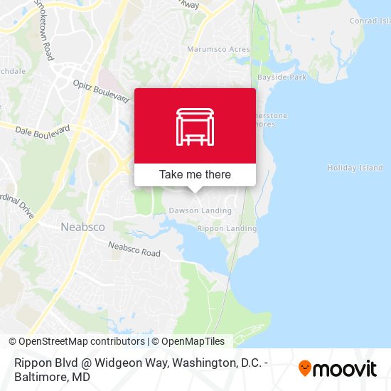 Mapa de Rippon Blvd @ Widgeon Way