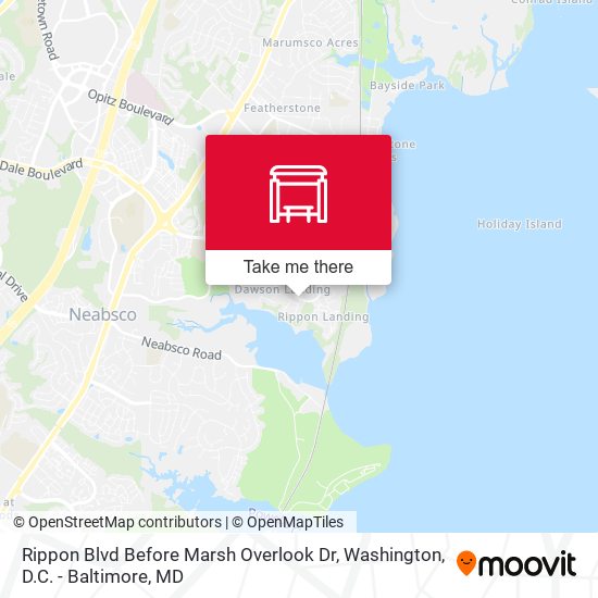 Mapa de Rippon Blvd Before Marsh Overlook Dr