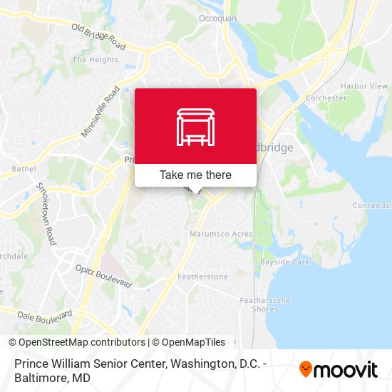 Mapa de Prince William Senior Center