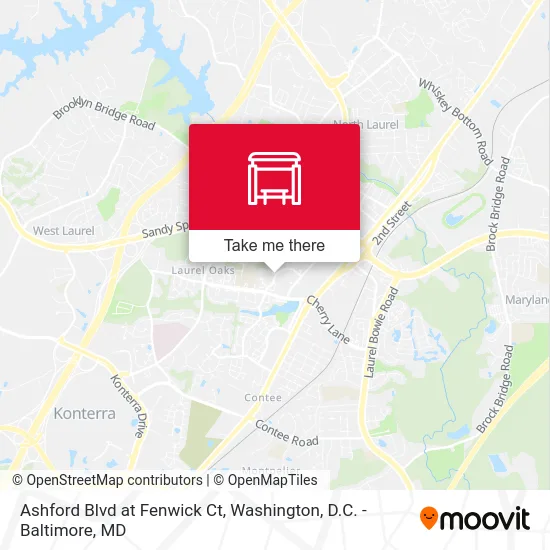 Ashford Blvd at Fenwick Ct map