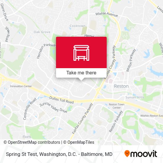 Spring St Test map