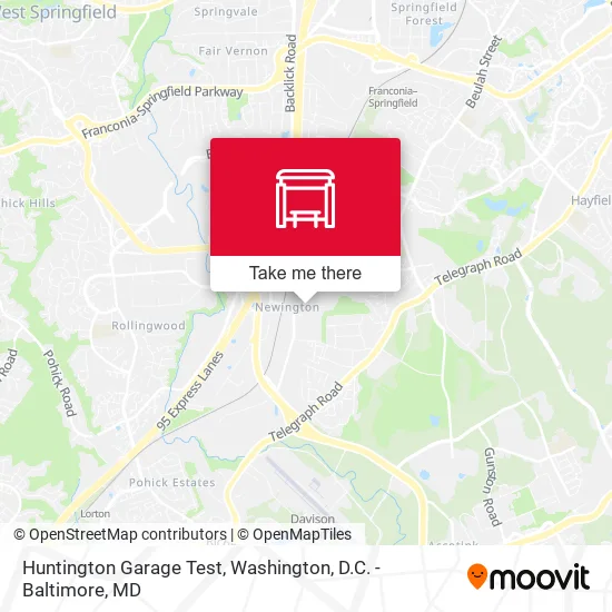 Huntington Garage Test map
