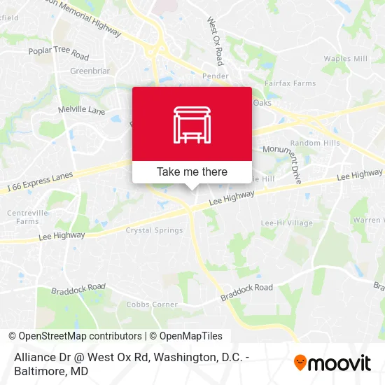 Alliance Dr @ West Ox Rd map