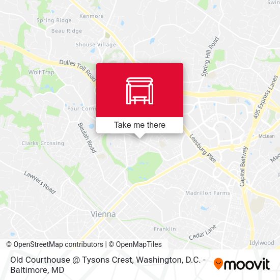 Old Courthouse @ Tysons Crest map