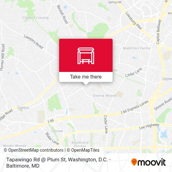 Tapawingo Rd @ Plum St map