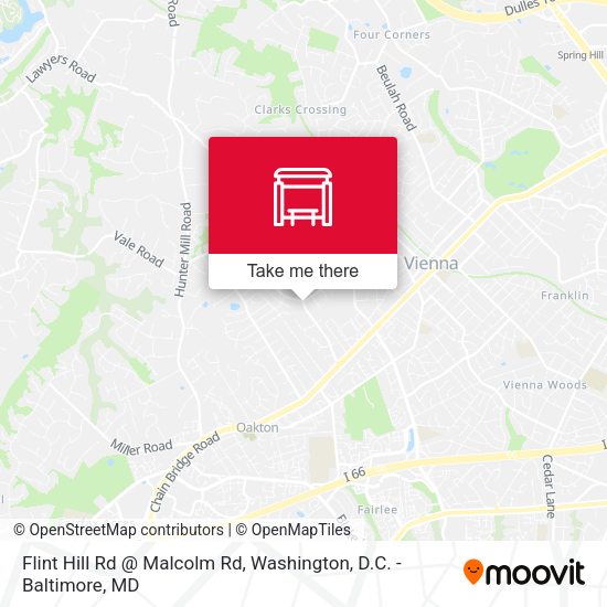 Flint Hill Rd @ Malcolm Rd map