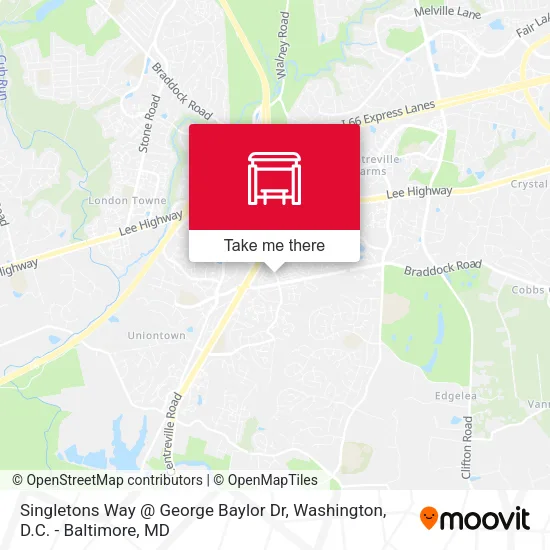 Singletons Way @ George Baylor Dr map