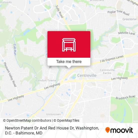 Newton Patent Dr And Red House Dr map