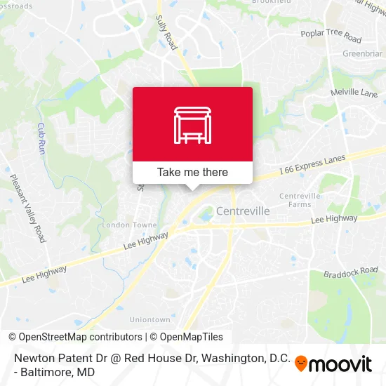 Mapa de Newton Patent Dr @ Red House Dr