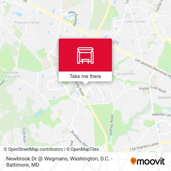 Newbrook Dr @ Wegmans map