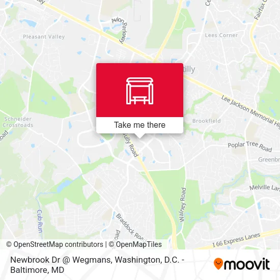 Newbrook Dr @ Wegmans map