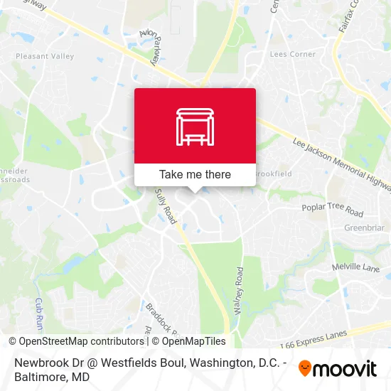 Newbrook Dr @ Westfields Boul map