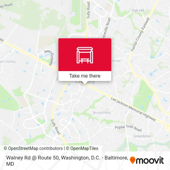 Walney Rd @ Route 50 map