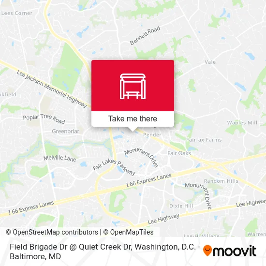 Field Brigade Dr @ Quiet Creek Dr map